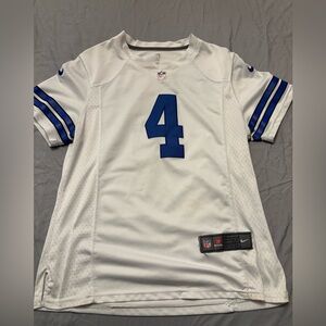 Nike Dallas Cowboys Youth Kids Jersey Dak Prescott #4 Stitched Size Large